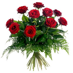 Ankara çiçek siparişi gönderme 10 adet kırmızı gülden buket