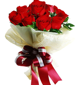 11 kırmızı gülden buket çiçeği Ankara çiçek satışı